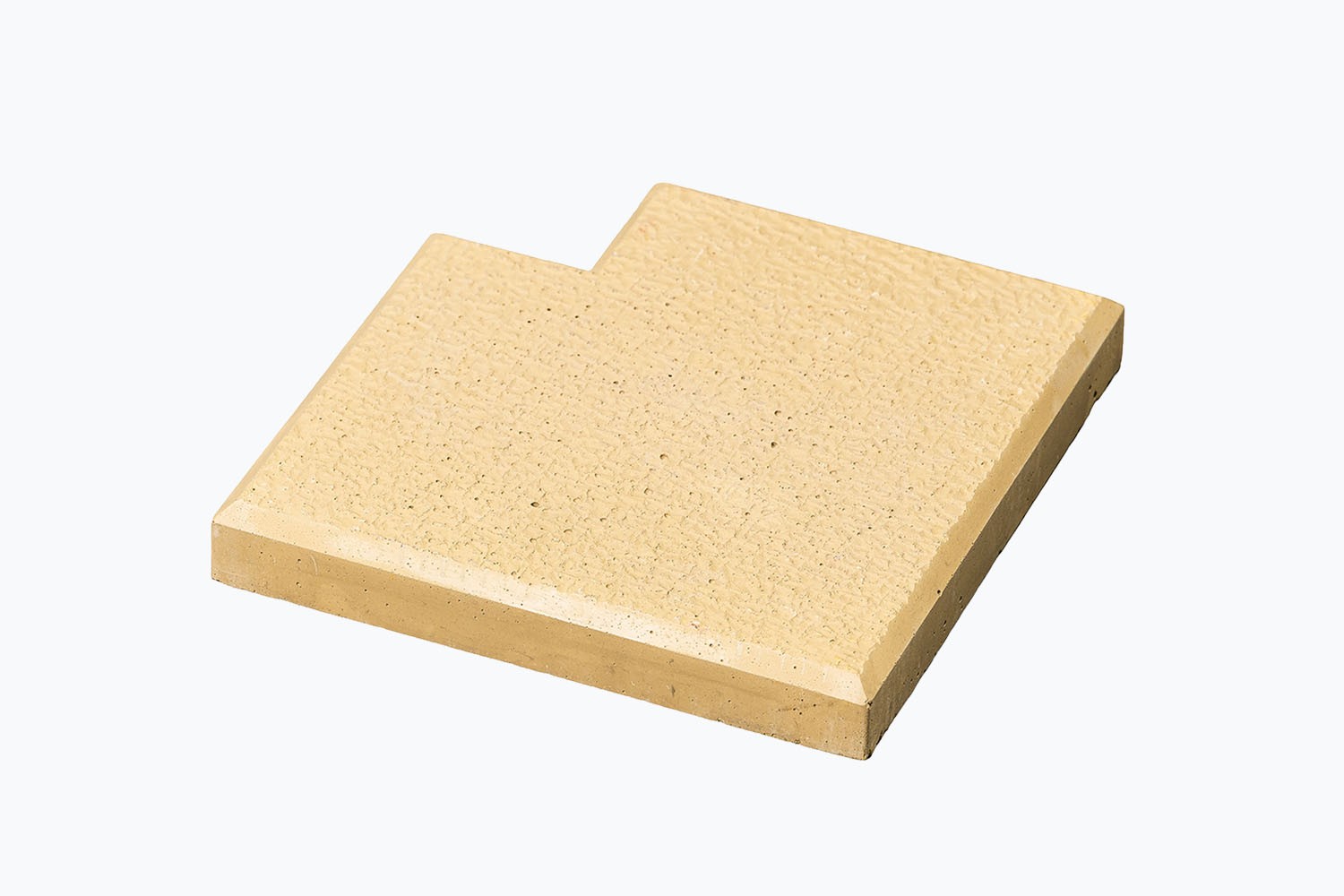 COMDES - Žlutá betonová dlažba bez rohu / Strukturovaná